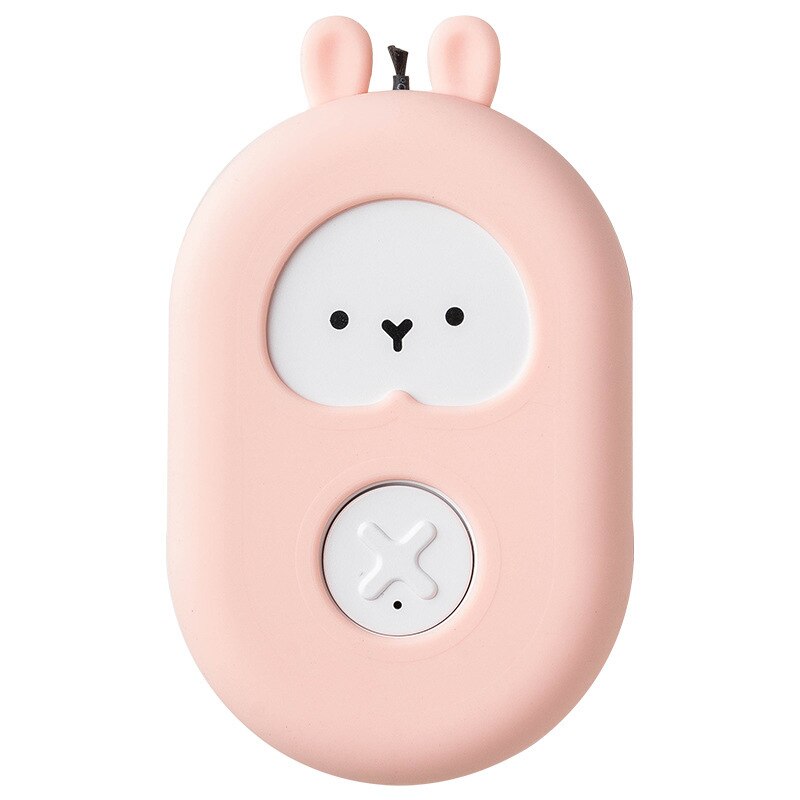 USB Rechargeable Air Purifier Portable Personal Wearable Necklace Negative Ionizer Anion Air Cleaner Air Freshener: Cute rabbit	