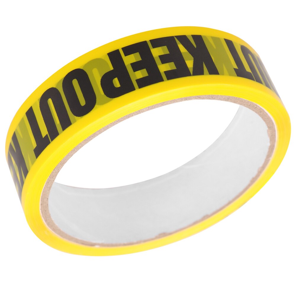 2PCS KEEP OUT Warning Safety Tape Safe Self Adhesive Sticker Warning Tape Masking Tape Barrier Tape Roll
