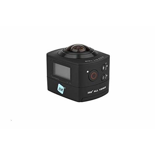 NK AC3078-360 - Cámara de acción 360 °, 8 MP con gran angular, impermeable, WiFi, Full HD 1080p, LCD 2in, color