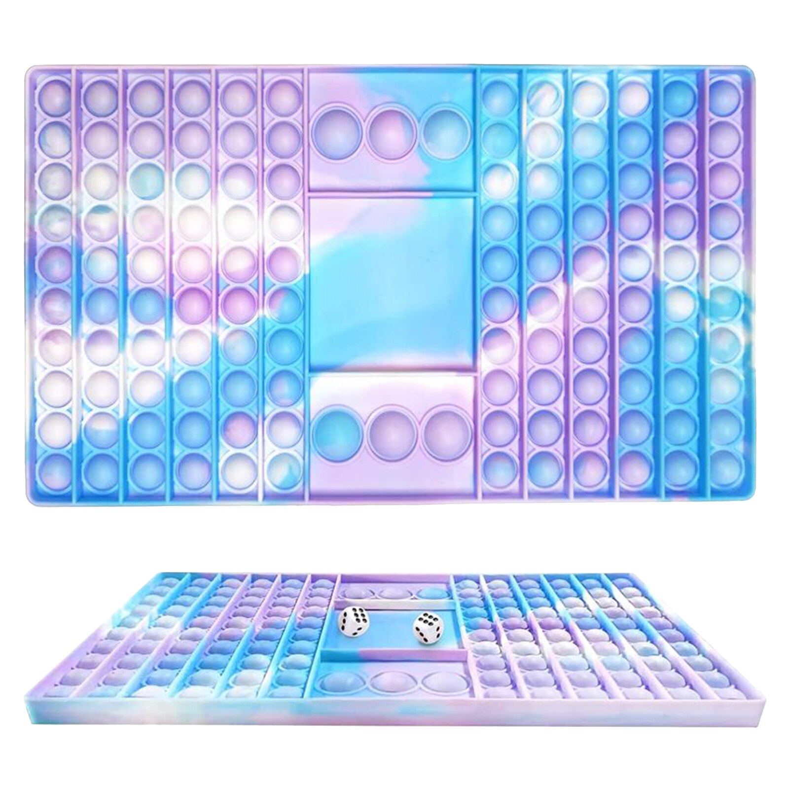 Big Size Fidget Toys Push Bubble Chess Board Stress Relief Puzzle Toy Autism Need Sensory Toys Antistress Two Players Chess Game: 13