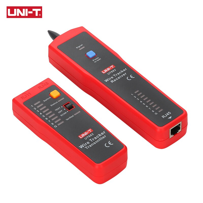 UNI-T UT682 Wire Tracker,Multifunctional Intelligent Finder,Tracks network lines,telephone lines,power cables,and coaxial lines