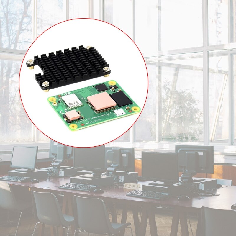 for Raspberry Pi Compute Model 4 Heatsink Kit Aluminum CM4 Dedicated Radiator