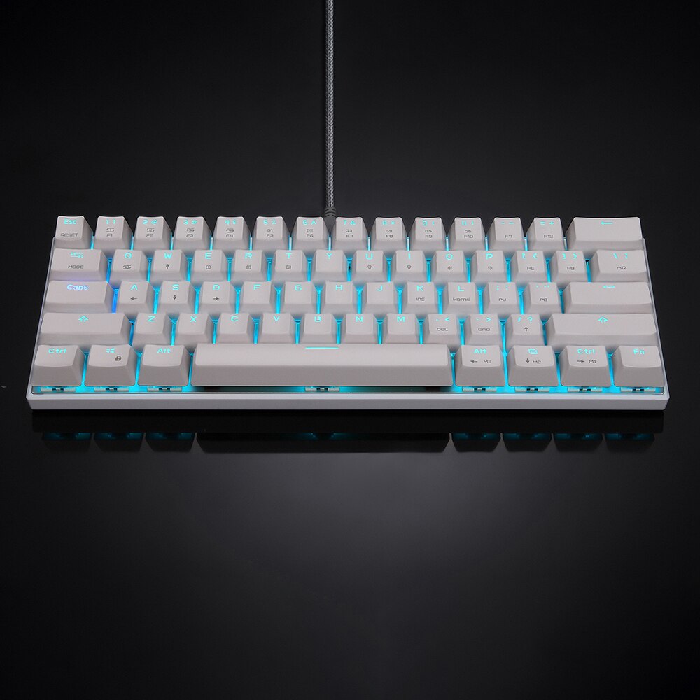 MOTOSPEED CK62 Keyboard Wireless Keyboard Bluetooth / USB Dual Mode Mechanical Keyboard 61Keys RGB LED Backlight Gaming Keyboard
