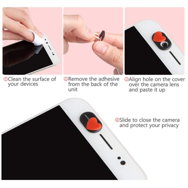 Camera Privacy Cover, Camera Cover Slide, Webcam Cover,Ultra-Thin Camera Privacy Covers for , IMac, Laptop, PC