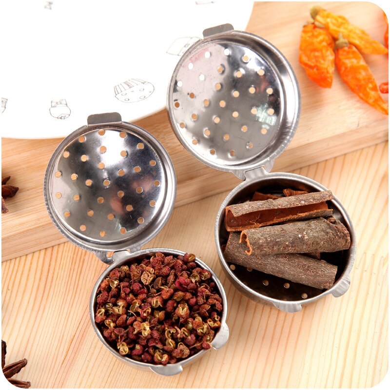 Stainless Steel Seasoning Injector Spice Ball Halogen Bag Stainless Steel Soup Ball Kitchen Marinated Ball Kitchen Accessories