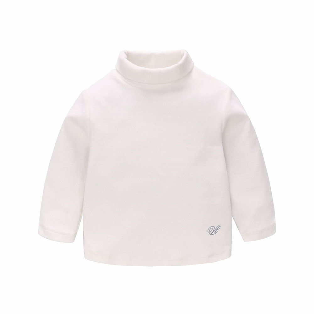 Vlinder – T-shirt à manches longues pour enfants, joli haut à col haut pour garçons et filles, 9M ~ 4T