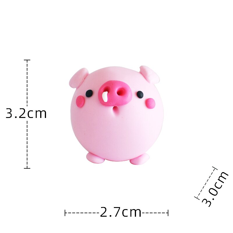 LaVenty Bauernhof Tier Kuchen Topper - Set Mit Schwein, Kuh, Huhn & Bauernhaus Dekoration