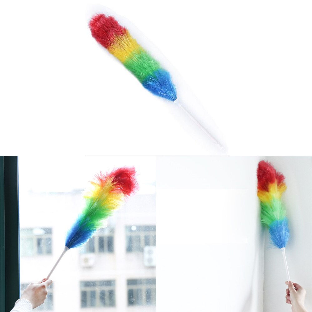 Household Soft Microfiber Duster Brush Anti Static Duster Cleaning Home Auto Cleaner Dust Handle Pole Cobweb Long Brush