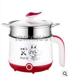 220V Mini Multifunctional Electric Cooking Pot Machine Single/Double Layer Available 3 Color Available Pot Multi Cooker: C