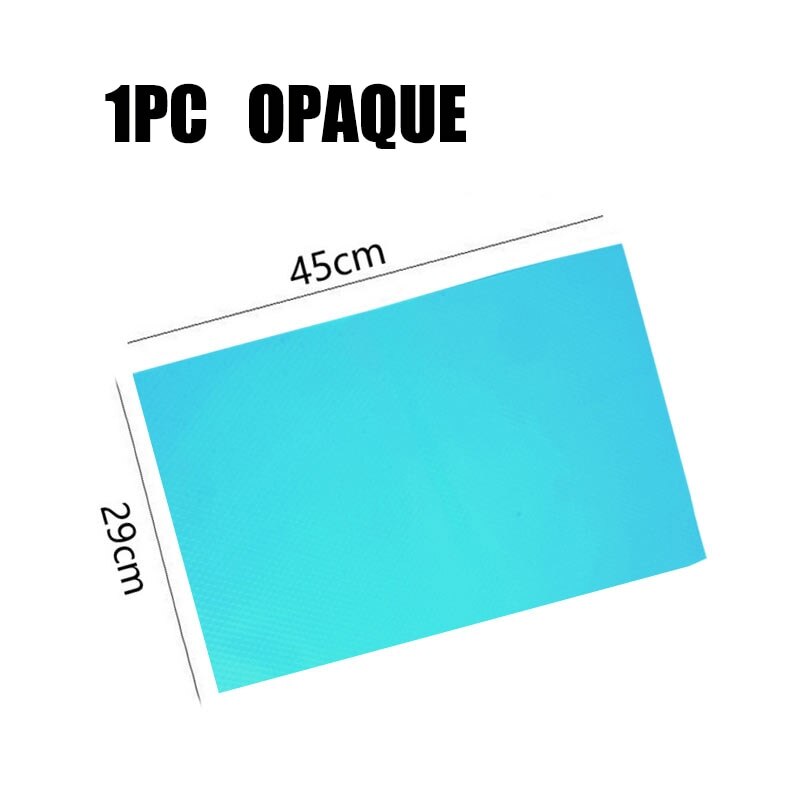 4 stuks/set koelkast organizer waterdichte matten koelkast pad antibacterieel anti-aangroei schimmel vocht op maat gemaakte pad keukengereedschap: 1pc blauw