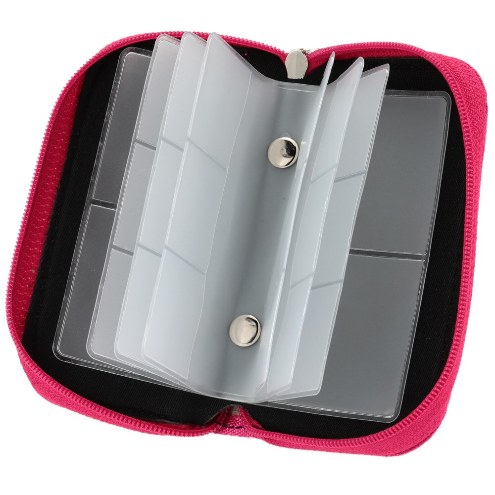 Universal Memory Card Storage Carrying Pouch Bag Case Holder Box Wallet for SD/SDHC/CF/TF/MMC Card Portable