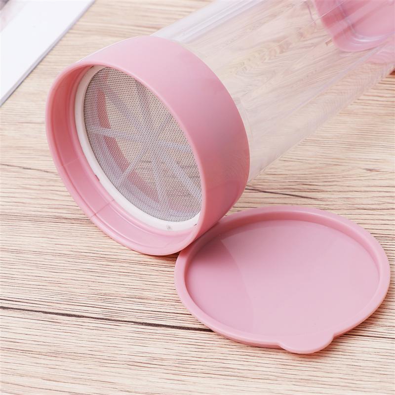 Mesh Rotate Flour Sieve Sifter Mechanical Baking Icing Sugar Shaker Sieve Cup Shape Bakeware Baking Pastry Tools