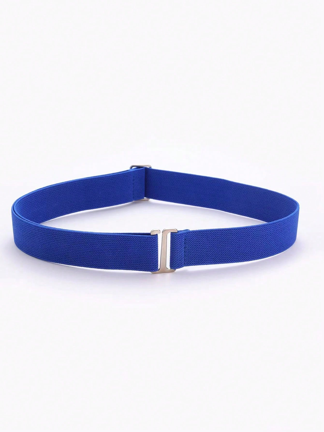 1pc elastische, comfortabele en verstelbare antislipbroekriem voor dames, past op de meeste maten: Blauw