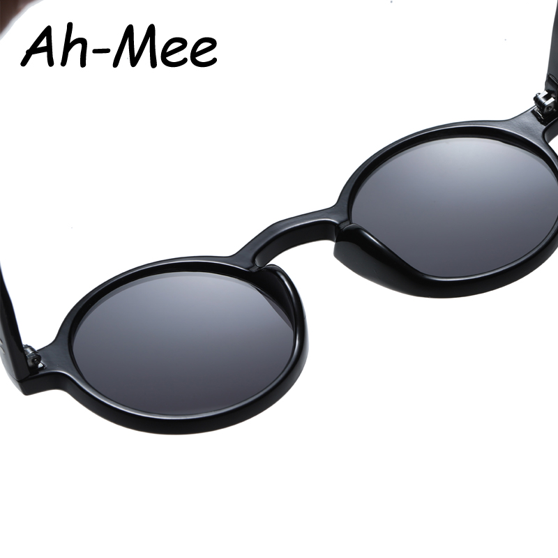 Gafas de sol redondas pequeñas para ciclismo para motocicleta, gafas de sol negras de de Vintage para hombre y mujer, gafas de conducción Unisex