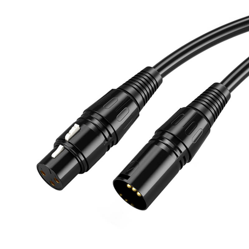 Kabel XLR męski na żeński Połączenie mikrofonu Cannon Zrównoważony kabel Karon Linia audio Kabel męski żeński 1 m 2 m 3 m
