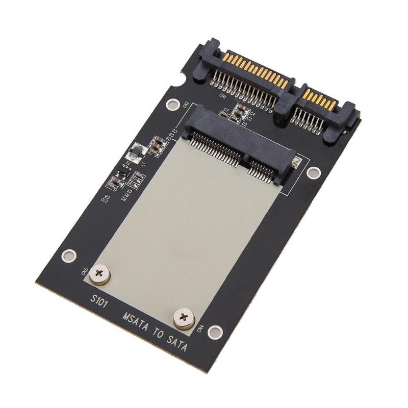 Universele Msata 2.5 "Sata Standaard Mini Ssd M Sata Naar 2.5 Inch Sata 22-Pin Converter Adapter card Voor Windows Linux Mac 10 Os