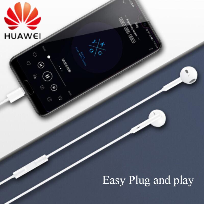 HUAWEI Original CM33-auriculares, intrauditivos USB tipo C con micrófono y volumen, HUAWEI Mate 10pro 20 X RS P20 Pro Note 10