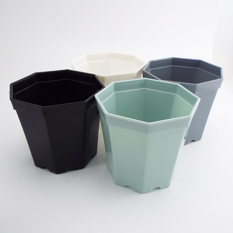 10pcs Plastic Square Plant Flower Pot Home Garden Planter Tools Plant Pots Gardening Nursery Pots for Herb Succulents