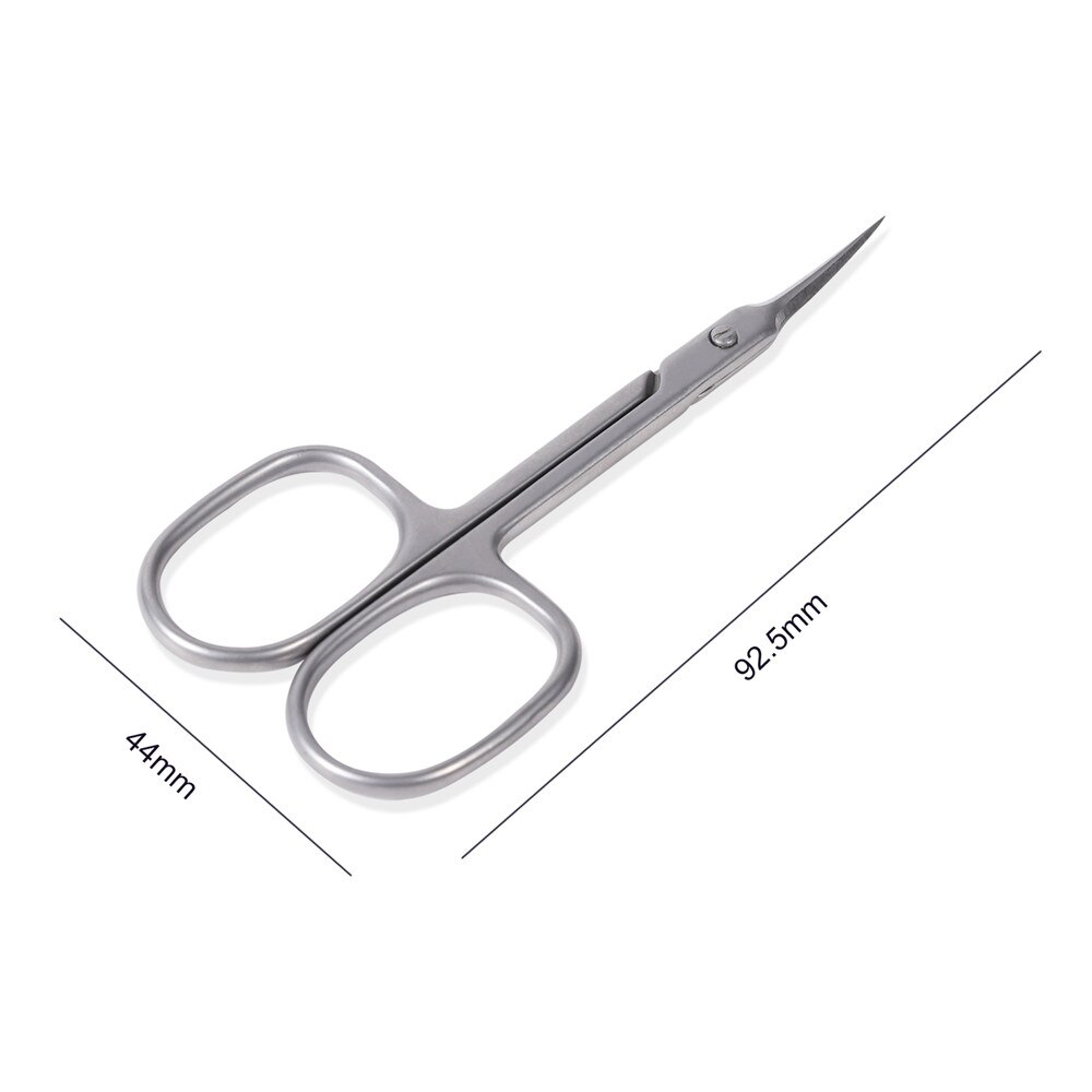 Tijeras de manicura rusas, tijeras de punta curva, de acero inoxidable, removedor de piel muerta, cortaúñas, herramientas de salón de belleza: TA56