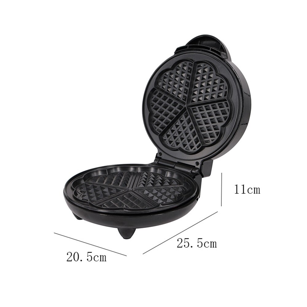 Electric Waffle Maker 1200W EU Plug Waffle Machine for Individual Waffles Breakfast Lunch Snacks Waffle Maker Breakfast Machine