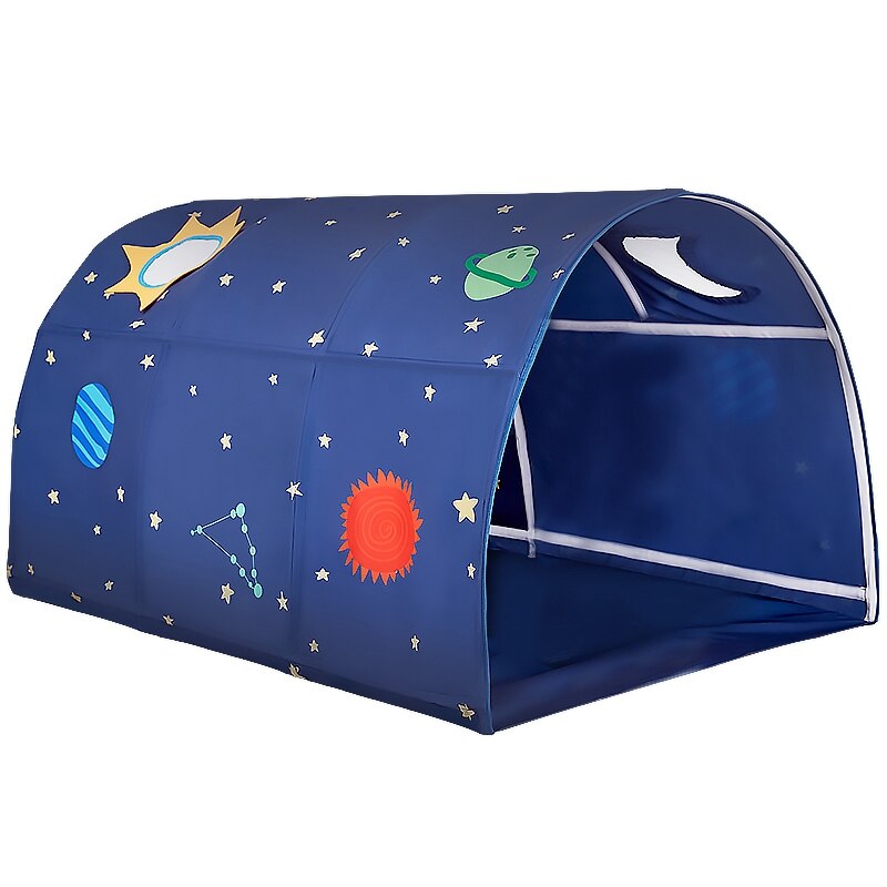 Child Playhouse Toy Tent Folding Small House Room Portable Play Tent Bed Decoration Crawling Tunnel Toy Pool for Kids