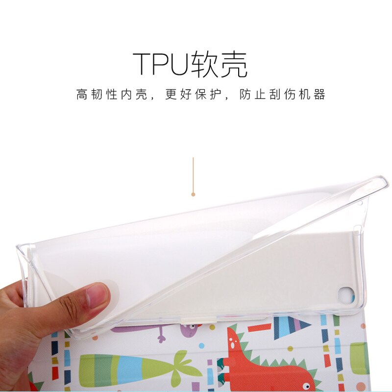 Etui til samsung galaxy tab  s6 lite 10.4 p610 p615 sm-p610 /  sm -p615 10.4 '' nettbrettmaling i deksel