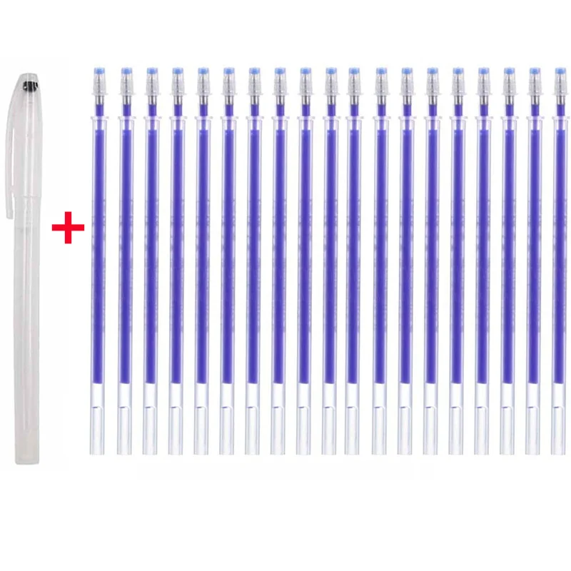 Stylo marqueur magique effaçable à la chaleur, 6 à 51 pièces, stylos en tissu qui disparaissent la température, marquage de ligne, accessoires de couture artisanaux pour bricolage: MULTI