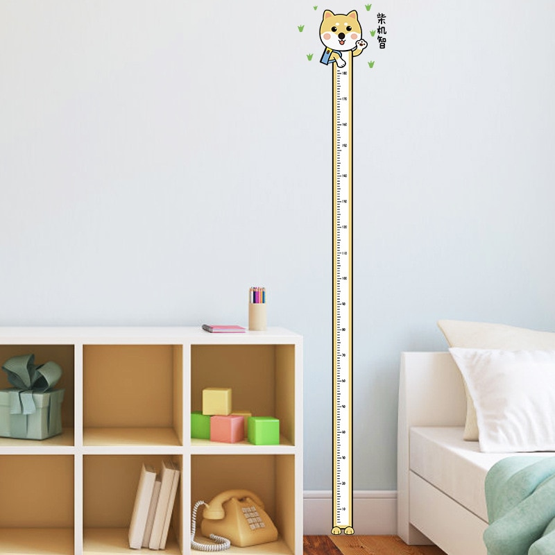 Six models Baby Height Measure Ruler Wall Sticker Decorative Child Kids Growth Chart for Bedroom Home Decoration