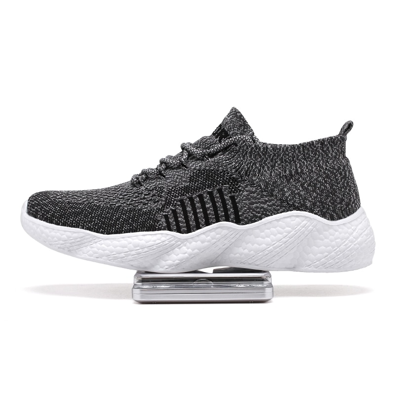 Damyuan løpesko plugg størrelse 46 komfortable pustende sneaker til menn vulkanisere sko uten skinn sportssko til menn