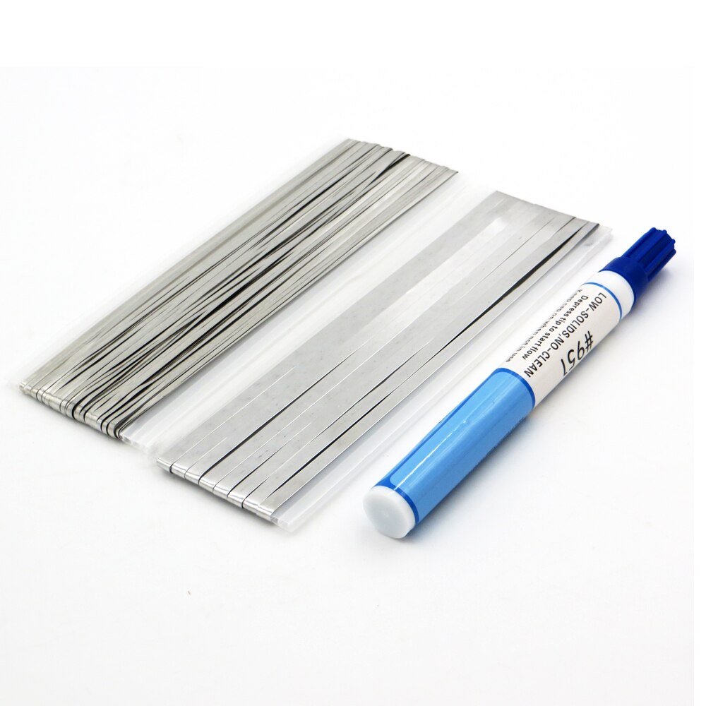 5.0*0.2mm 1.80x0.16mm zonnecellen tab bus bar draad voor PV Lint Tabben draad voor DIY sluit Strip zonnepaneel flux pen 951