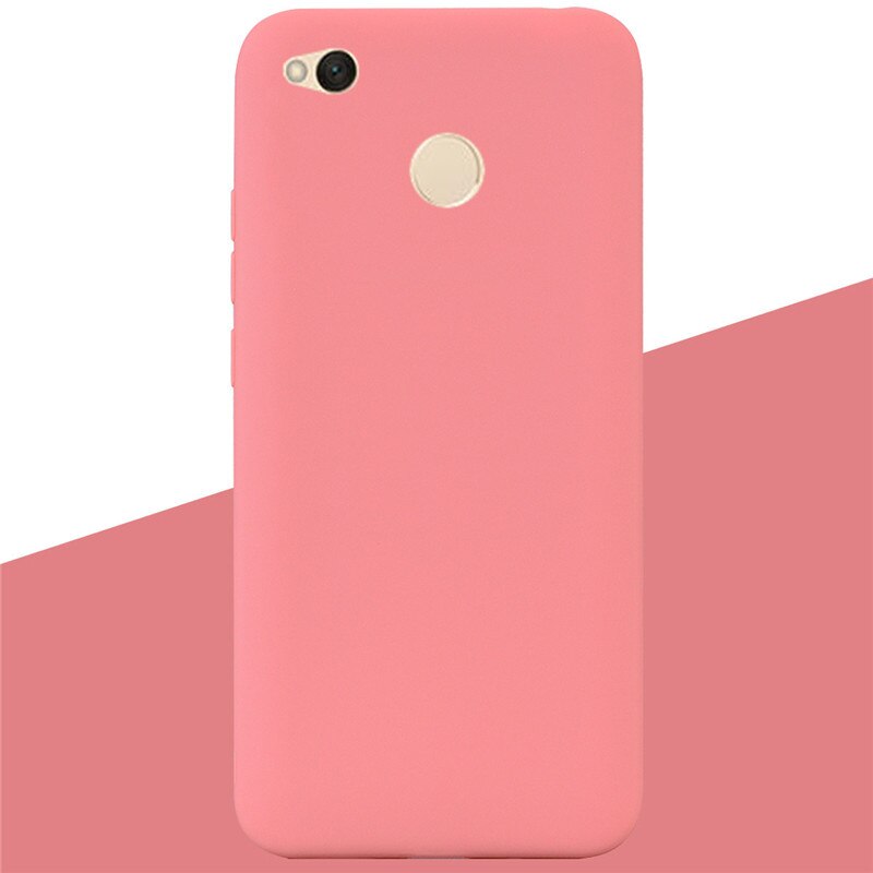 Case For Xiaomi Redmi 4x Case Silicone Soft TPU Ultra Thin Slim Shockproof Case For Xiaomi Redmi 4X On For Redmi 4x Silicon Case: 9 Orange