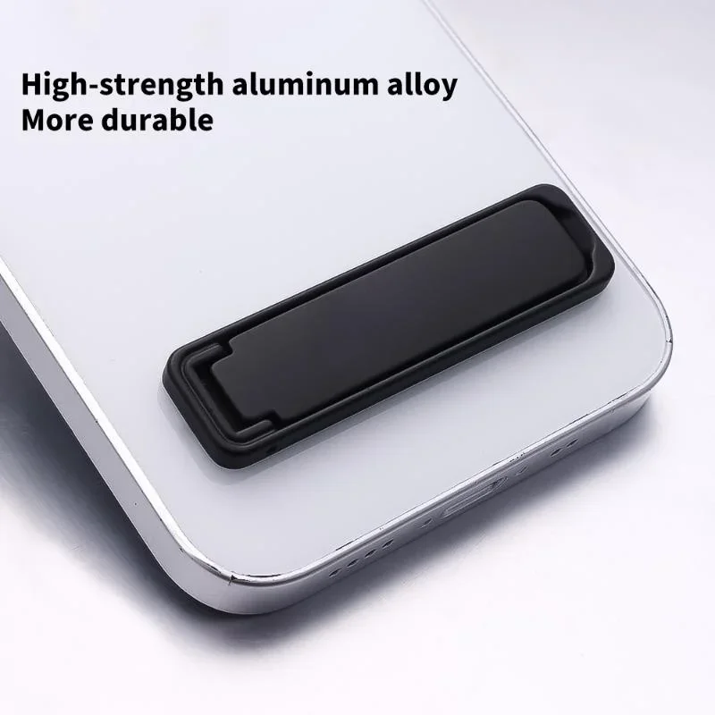 Invisible Ultra Thin Mini Metal Folding Mobile Phone Holder Stand Alloy Portable Phone Kickstand Bracket Desktop Phone Holder