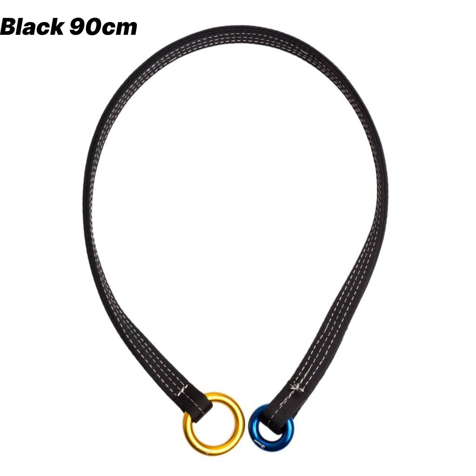 Tree Arborist Climbing Rope Friction Saver Loop Gear Equipment 90/120cm Aroborist Retrievable Anchor: Silver