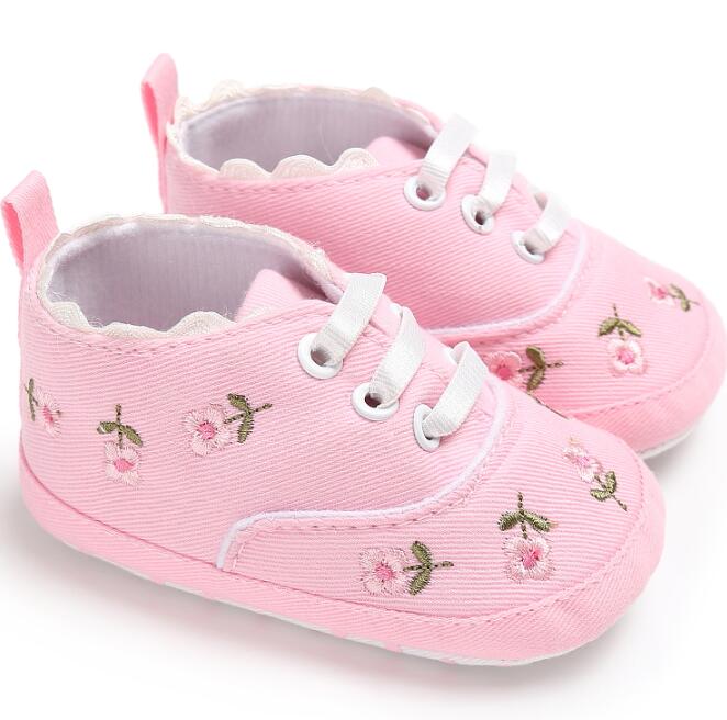 Pudcoco Lief Meisje Schoenen Wit Kant Bloemen Geborduurde Zachte Schoenen Prewalker Wandelschoenen Peuter Kids Schoenen