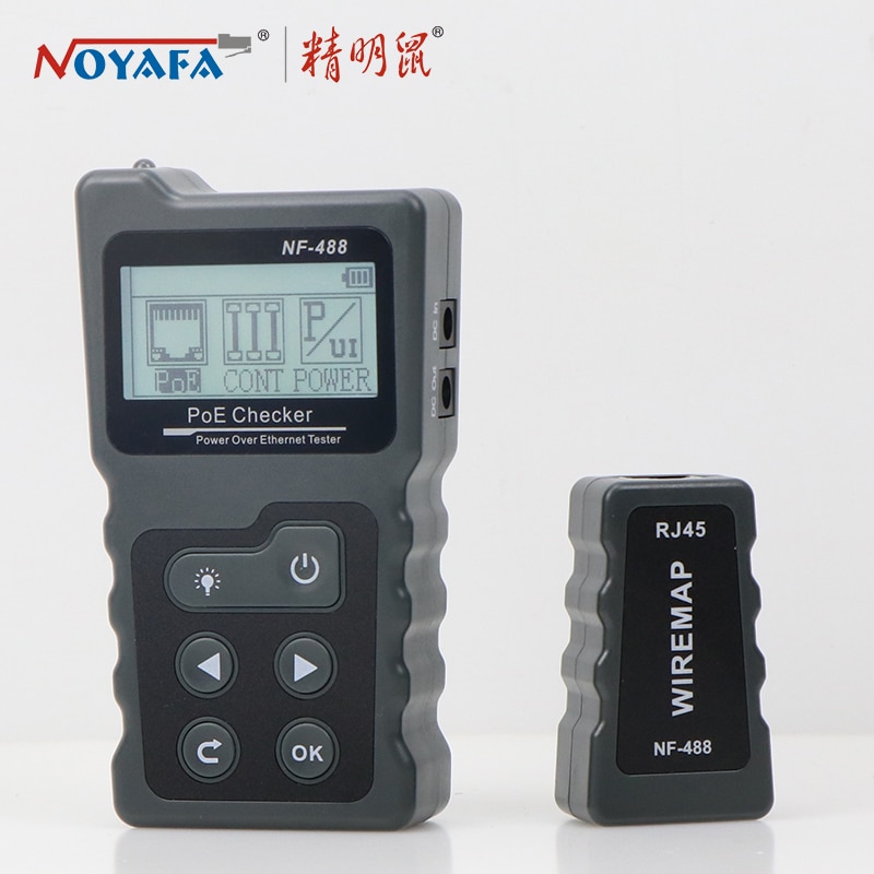 NOYAFA NF-488 PoE power test Network PoE Tester checker Over the Ethernet cat5,cat6 Lan tester network tools PoE Switch test