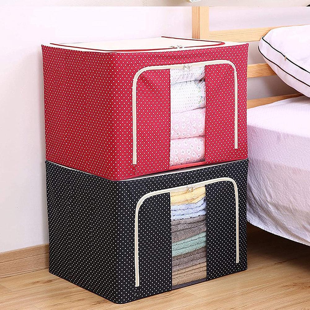Oxford Fabric Clothes Storage Box Underwear Foldable Organizer Household Laundry Finishing Wardrobe Toy Storage Cabinet