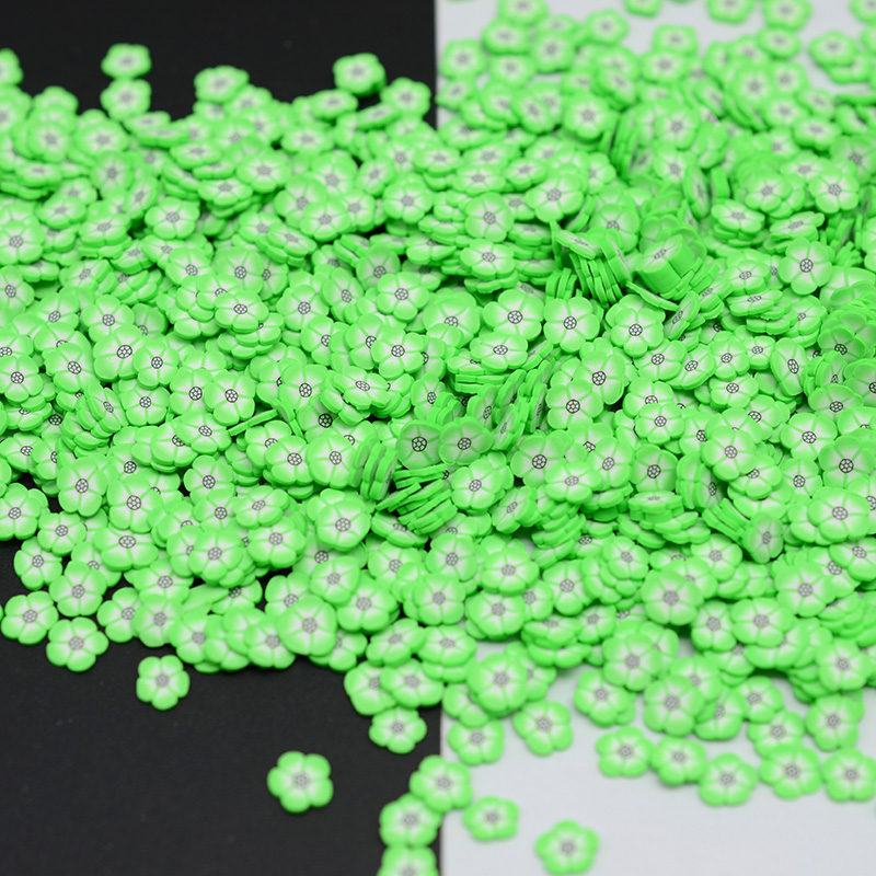 Nice Cute Nail Art Polymer Clay Flowers slice DIY Cute Decor Decals , Clay Scrapbook Decoration: 10