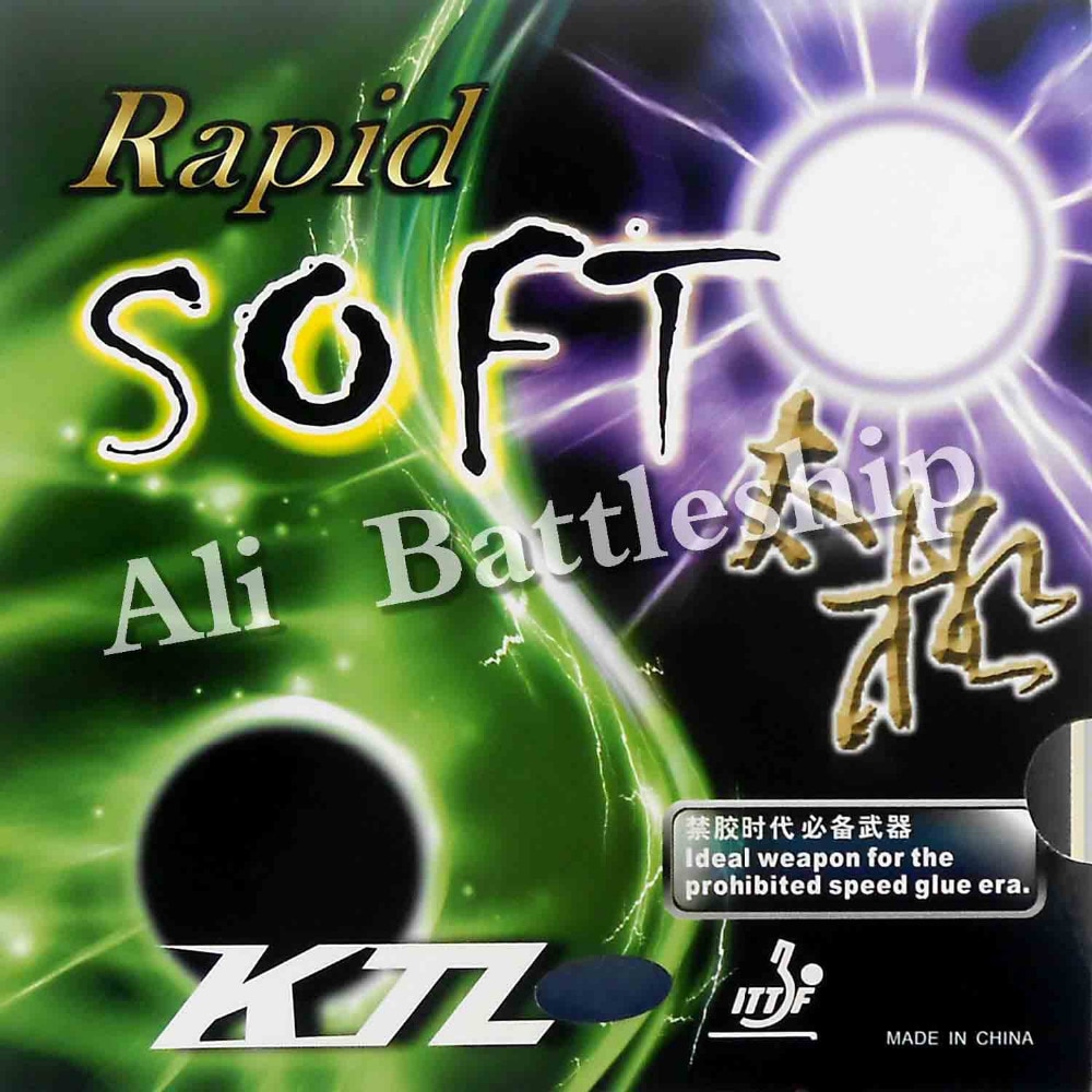 Original ktl rapid soft pips-in bordtennis pingpong gummi med svamp