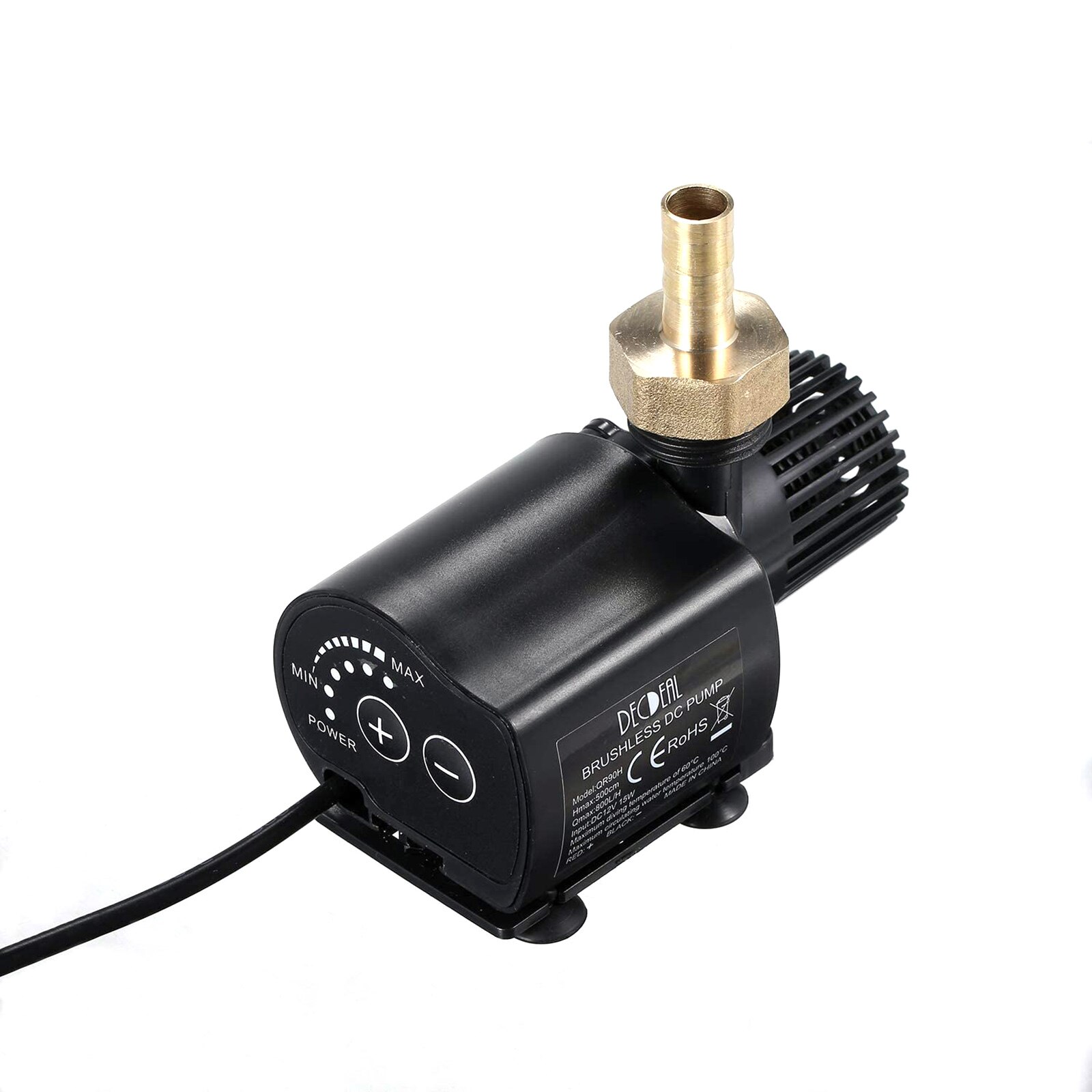 Mini Water Pump Fountain Pump Adjustable Flow Rate For Pum Pond Water Gardens Hydroponic Systems Low Noise Fish Farming Pump