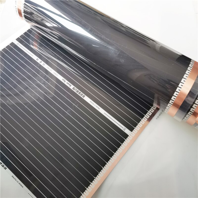 220V 50cm Width Healthy Floor Heating Infrared Underfloor Heating Carbon Film Heater