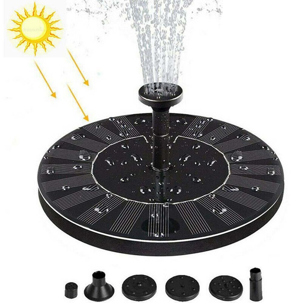 Zonne-energie Drijvende Pomp Fontein Vogelbad Thuis Zwembad Tuin Decor Outdoor Zwembad Water Drijvende Fontein