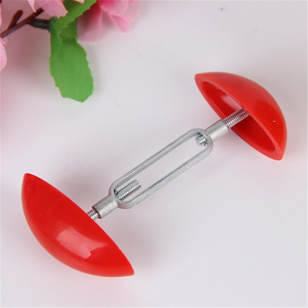 2pc portabla mini röda skosträckare för höga klackar justerbar sko trädexpander män kvinnor width extender keeper schoenspanner