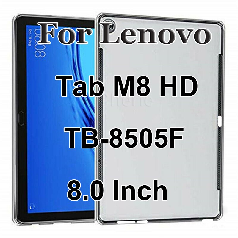 Suave funda para Tablet de TPU para Lenovo Tab M7 M8 HD M10 FHD más TB-X605F TB-X505F TB-X606F TB-X606X TB-8705F TB-8505F 7305F cubierta de la Caja: Tab M8 TB-8705F