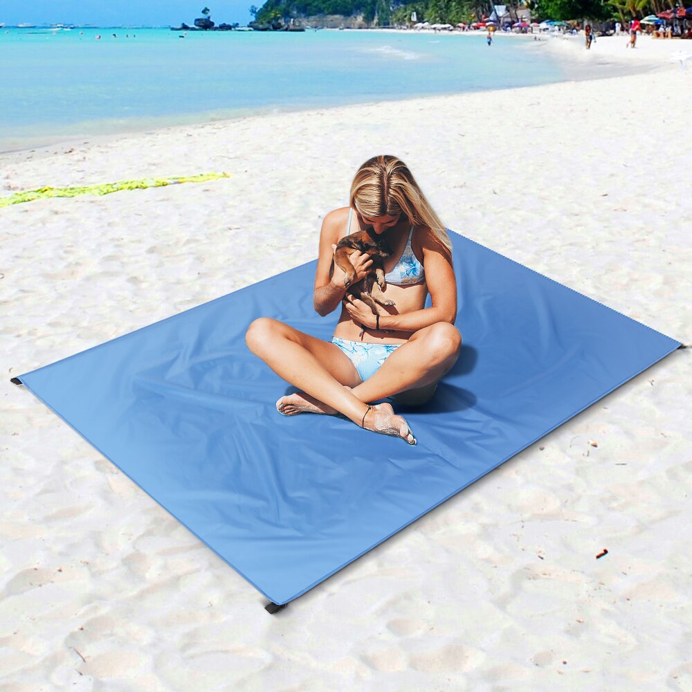 Stuoia da spiaggia a prova d'umidità stuoia da Picnic pieghevole impermeabile sedile da campeggio leggero da esterno cuscino per tappetino coperta da esterno telo da terra