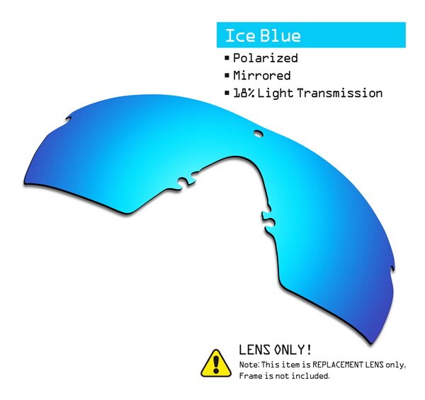Smartvlt Gepolariseerde Vervanging Lenzen Voor Oakley Si M Frame 2.0 Zonnebril-Meerdere Opties: Ice Blue-ShieldCoat