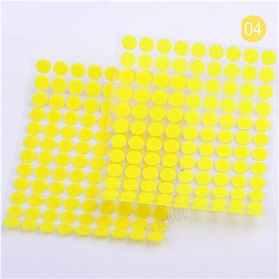 99pai Klittenbandsluitingen Multicolor Zelfklevende Sluiting Tape Haken En Lussen Magic Tape Dots Sticker Klittenbandsluitingen Nylon Thuis Klitterband Lijm: yellow 99pairs