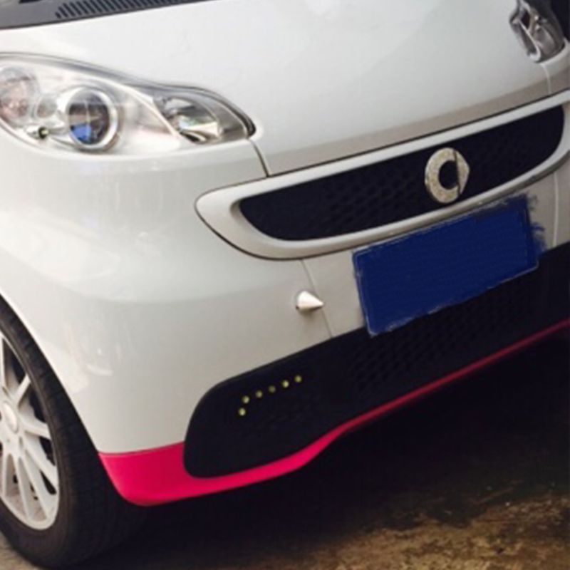 1pc bil bakre stötfångare spikskydd skydd för benz smart fortwo anti kollision