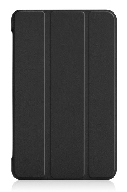 For Qua Tab QZ10 Protective Case Bag Cover 3 Folds Stand Shell for QuaTab QZ 10 10.1" Guard Holder Protector ShockProofSleeve: Black