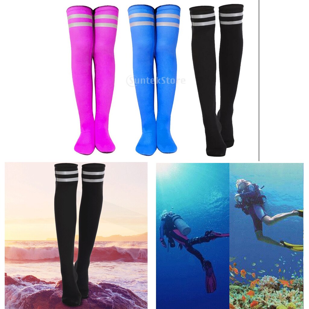 Neoprene Diving Socks 2mm Water Fin Sock Snorkeling Extra Long Booties for Water Sports