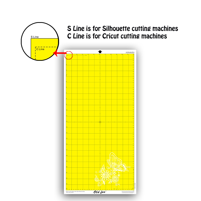 3pcs Color Replacement Cutting Mat Adhesive&Sticky Non-Slip Flexible Gridded for Silhouette Cameo Cricut Die Cutting Machine